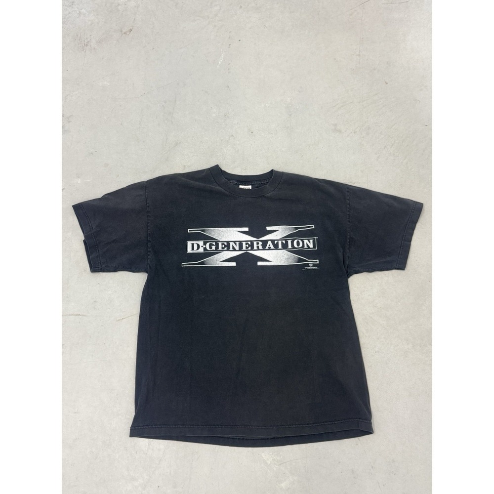 Vtg 1997 WWF D-Generation X Shirt XL Hyland Tag DX Wrestling 90s faded